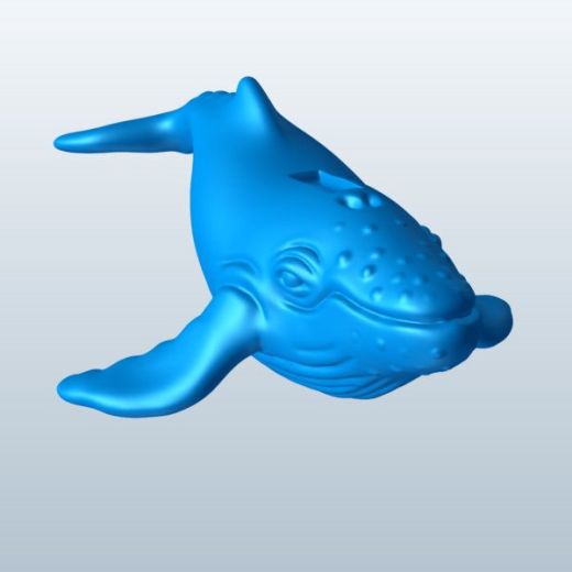 驼背鲸V1 3D模型缩略图